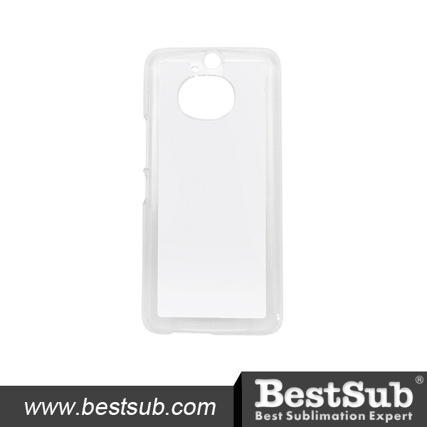 Bestsub New Personalized Clear Plastic Sublimation Phone Cover for HTC M9 Plus (HTCK10C)