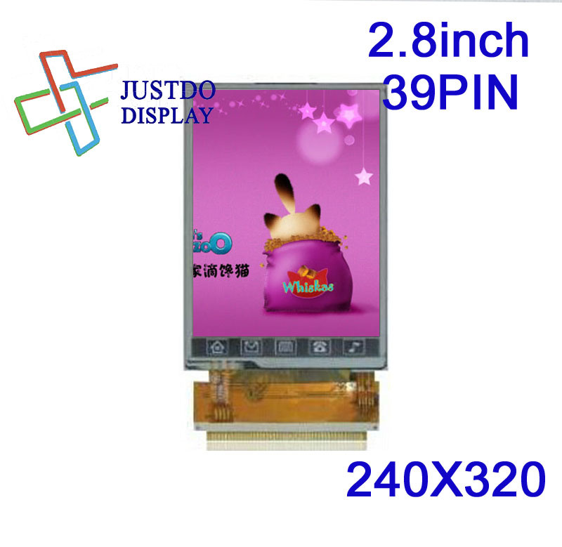 The Supply of 2.8 Inch LCD Display with a Capacitive Touch Screen
