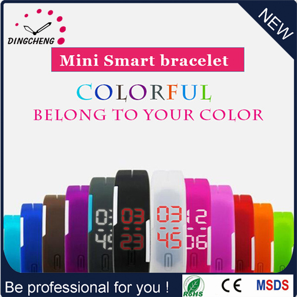 2015 Silicone Strap EXW Price LED Watch (DC-885)