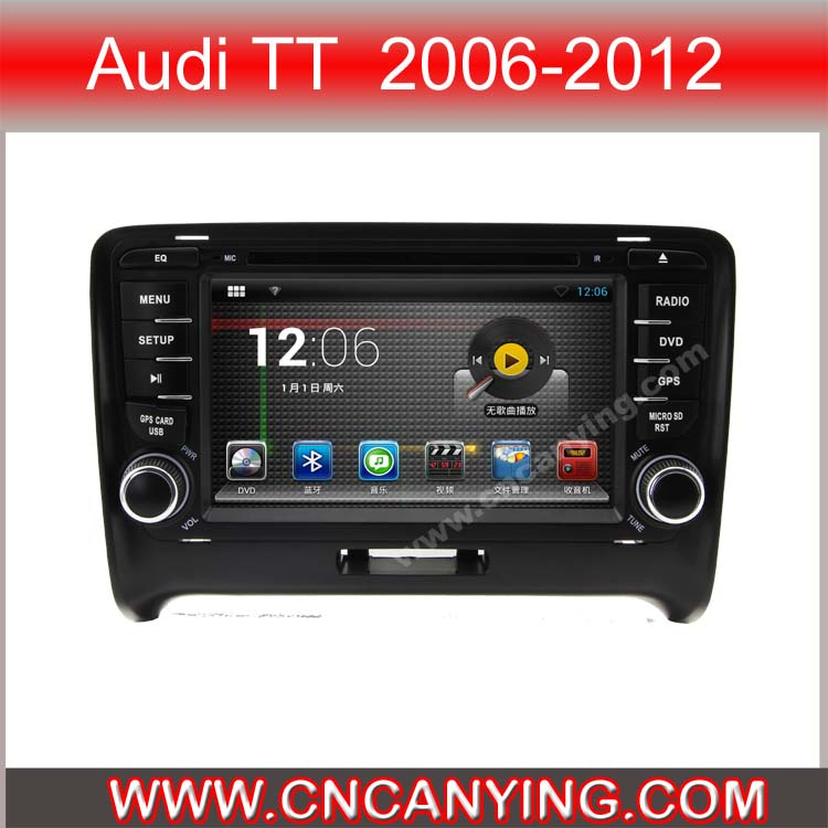 Car DVD Player for Pure Android 4.4 Car DVD Player with A9 CPU Capacitive Touch Screen GPS Bluetooth for Audi Tt (2006-2012) (AD-7685)