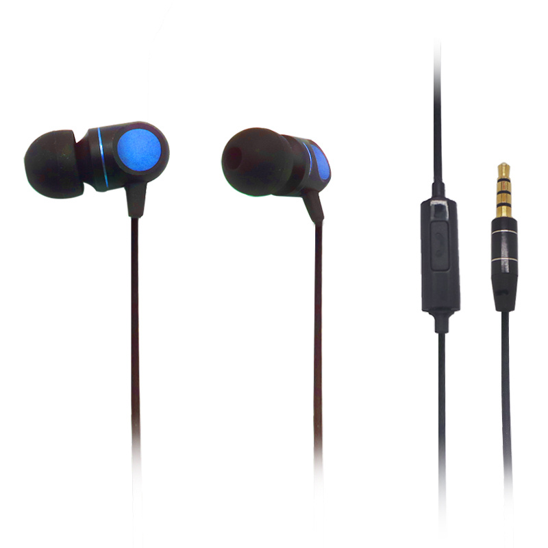 Factory Metallic Mobile Phone Earpod Multi-Color Earphone