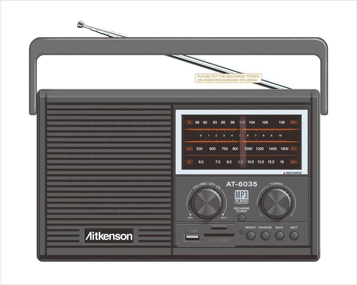 Rechargeable Radio-MP3 Player