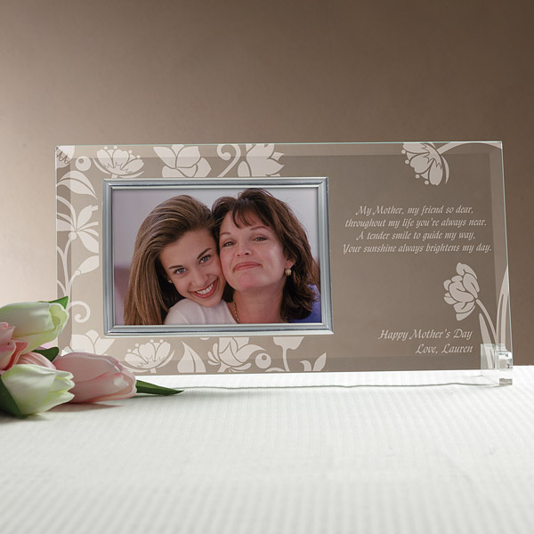 Personalized Glass Picture Frame for Ladies Gifts