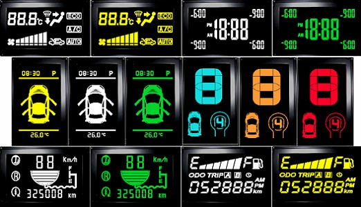 16X4 Small Custom USB Serial TFT/Graphic/Character LCD Display for Sale