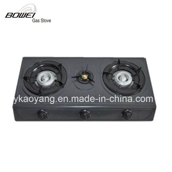Silver Cast Iron Table Top Gas Stove