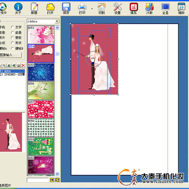 Custom Mobile Sticker/Skin/Cover Mobile Cover Printing