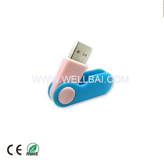 Plastic Swivel USB Flash Drive