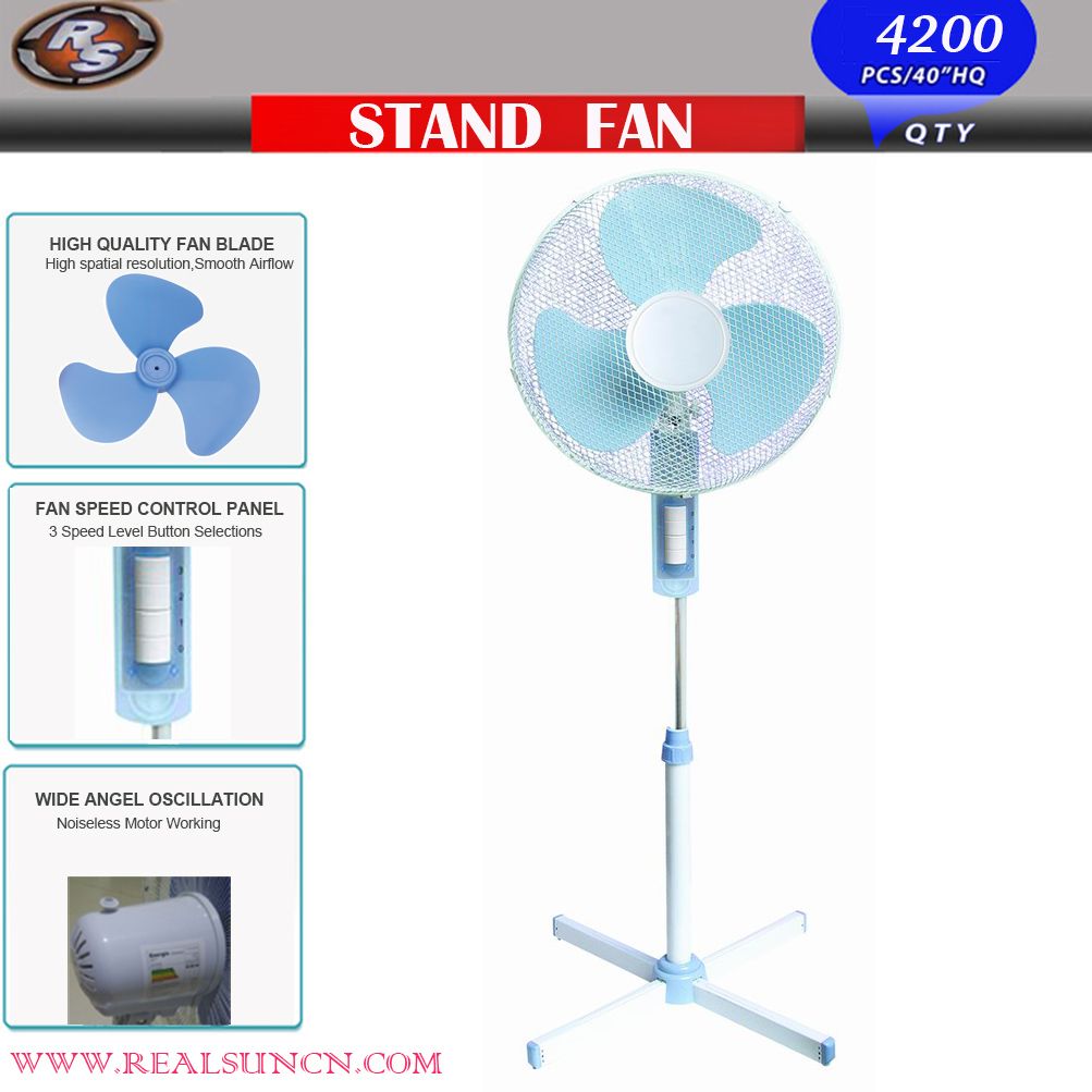OEM Electrical Stand Fan with Mesh Grill