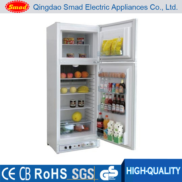 LPG/Kerosene and 220V 2 Way Double Door Gas Refrigerator