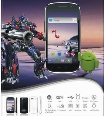 Android Dual SIM Capacitive GPS Star A1000 Mobile Phone