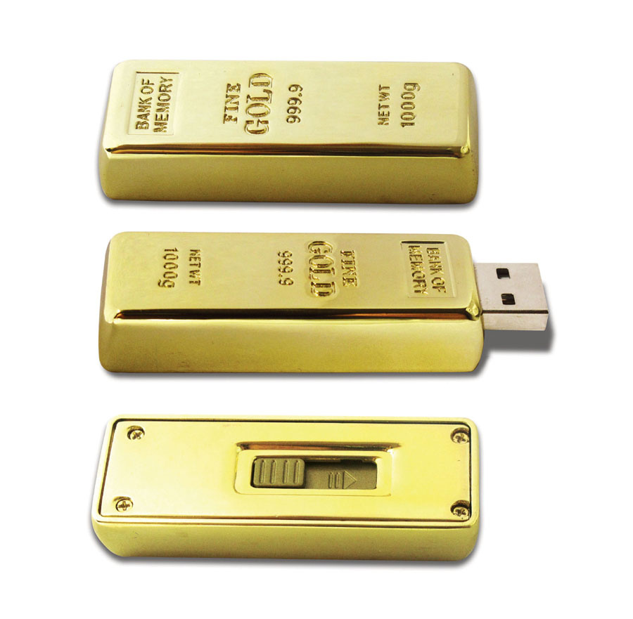 Gold Bar USB Flash Drives (KD149)