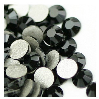 Bling Bling Diamond Adornment on Cell Phone Case Black Color 3mm 1440PCS/Bag MOQ 5bags
