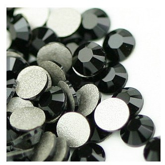 Bling Bling Diamond Adornment on Cell Phone Case Black Color 3mm 1440PCS/Bag MOQ 5bags