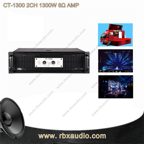 CT-1300 2CH 1300W 8 Ohms Class H Parts Amplifier