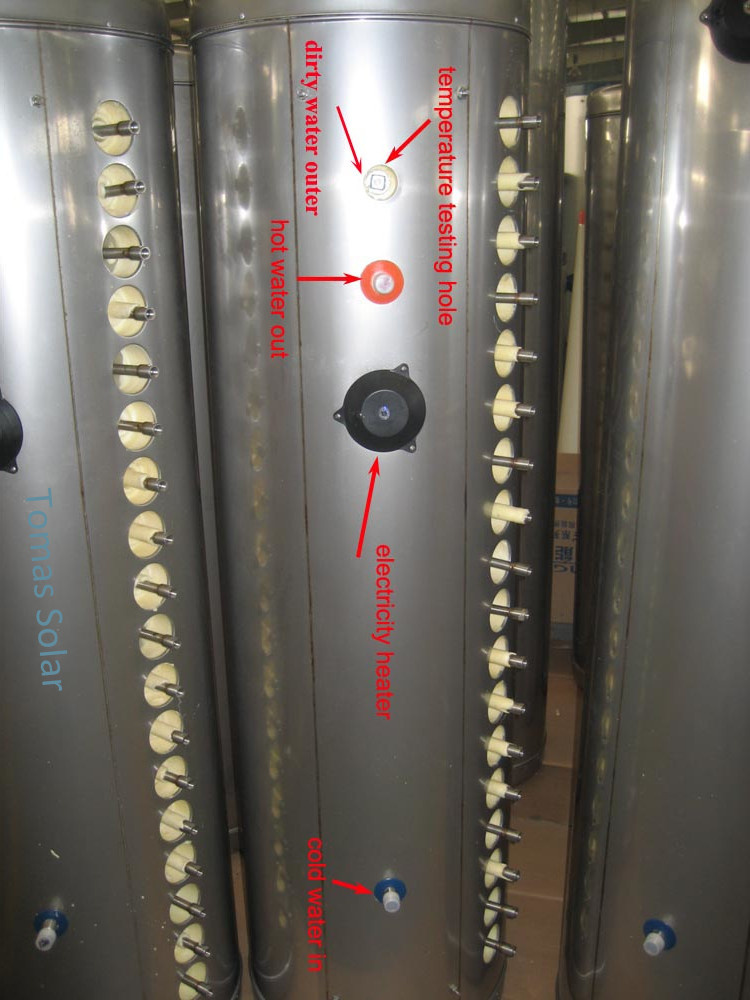 Split Heat Pipe Solar Water Heater