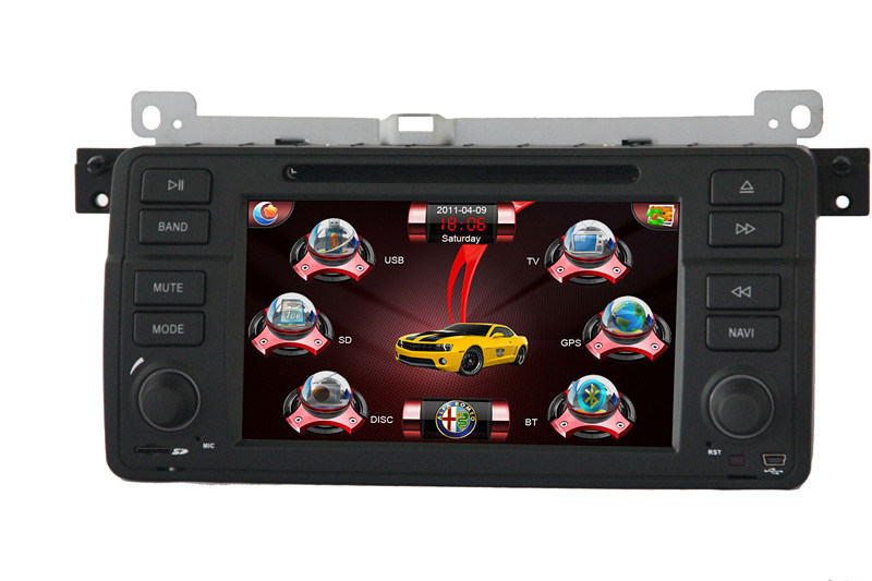 7 inch Digital Touch Screen Car DVD/GPS Player for BMW E46 (98-05)