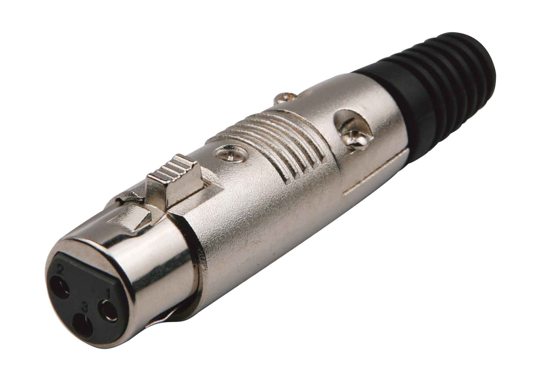 Microphone Connector for Microphone Cable and Mixer