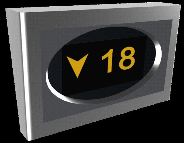 Va LCD Display for Elevator with High Resolution