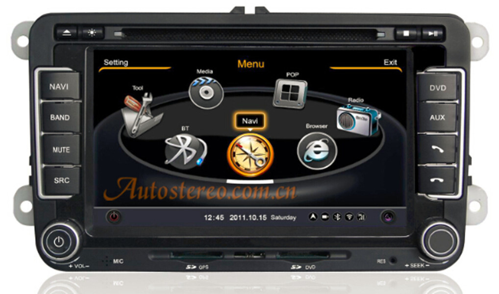 Car Tablet DVD Player for VW Golf TV Antenna