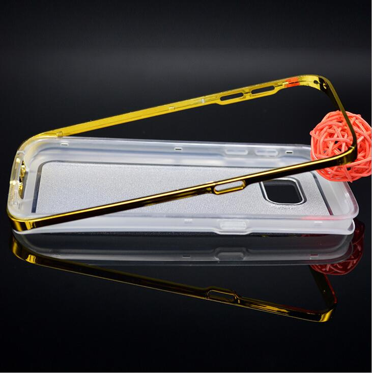 Metal Bumper + TPU Combo Mobile Phone Case for Samsung S7/S7 Edge