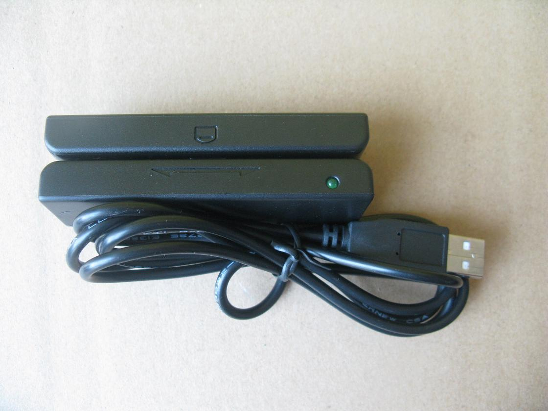 New USB 3-Track Msr Magnetic Swipe Card Reader