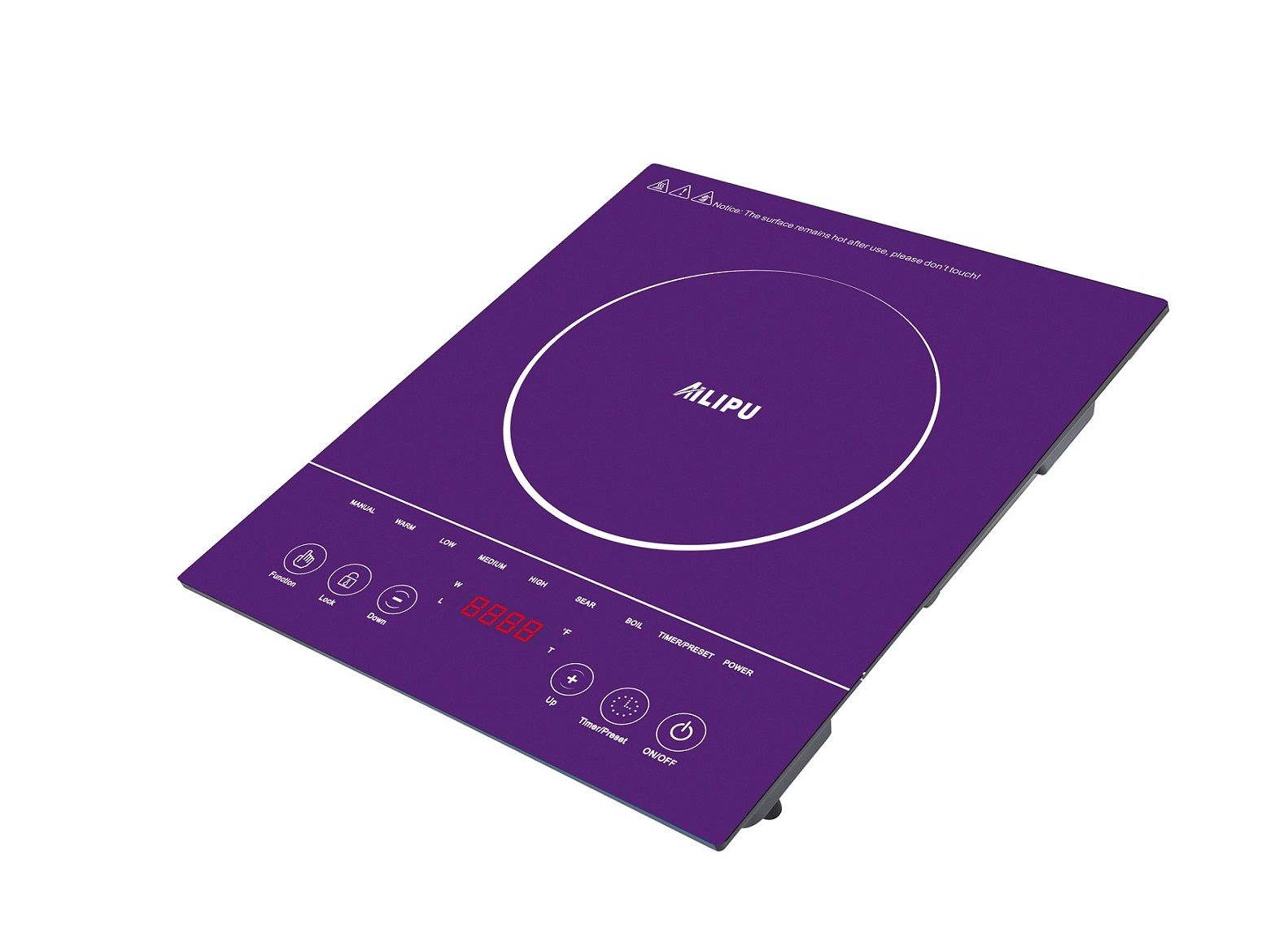 Titanium Crystal Glass Electric Appliance Induction Cooker with Touch Control (SM-A79)