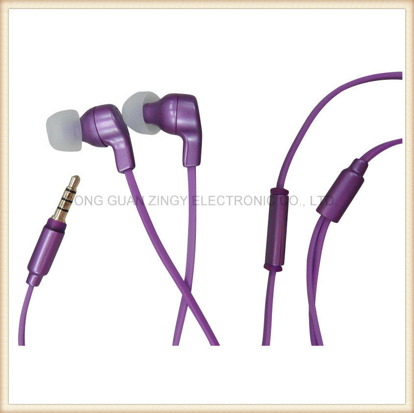 The Fashion Mobile Earphone with Purple Colour