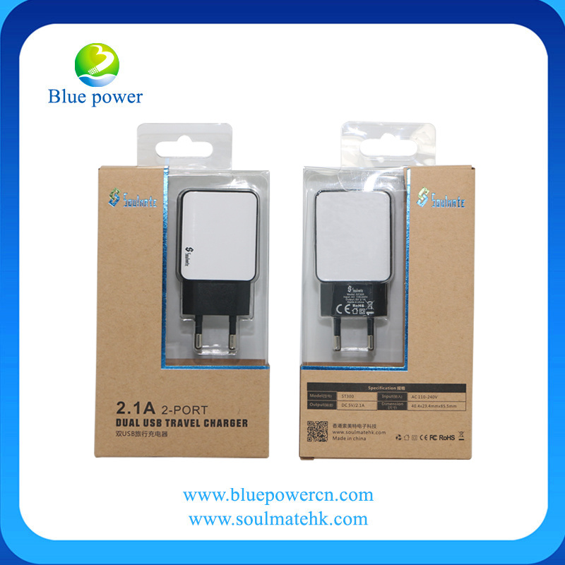 Travel USB Wall Charger for iPhone/Mobile Phone/Cell Phone