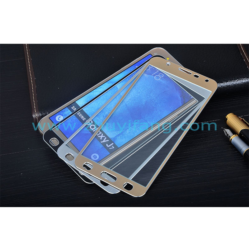 Frame Design Privacy Screen Protector for Samsung Galaxy J7