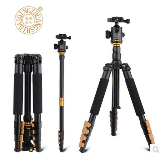 Q570A Aluminum Digital Camera Tripod for SLR and Video Camera Telescope Portable Camera Tripod Stand