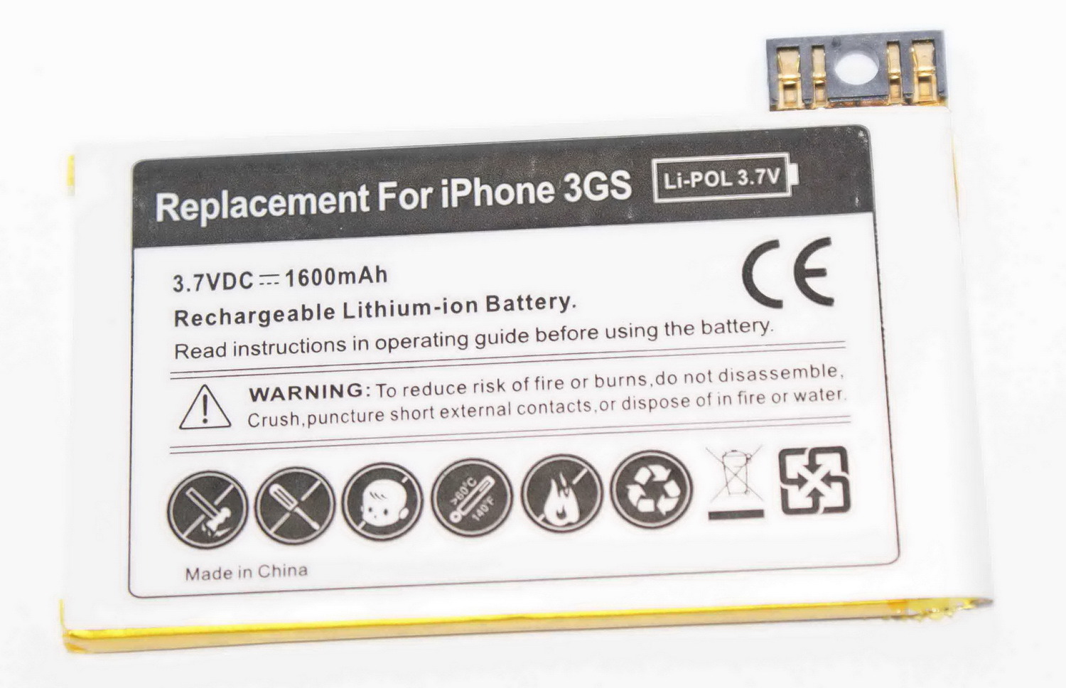 Cell Phone Battery for iPhone 3GS