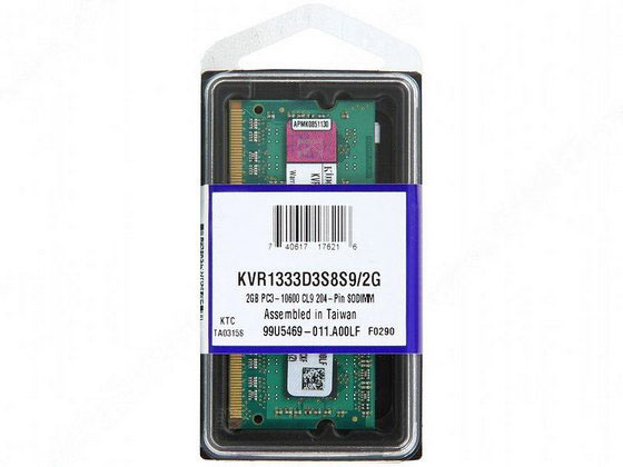 DDR RAM Memory KVR1333D3S8S9/2G