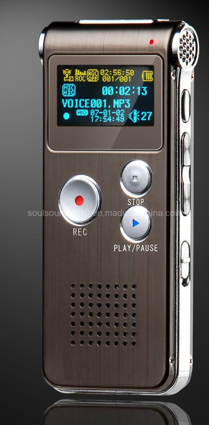 Digital Voice Recorder with MP3 Player for Studing/Meeting/Gift (ID-1028)