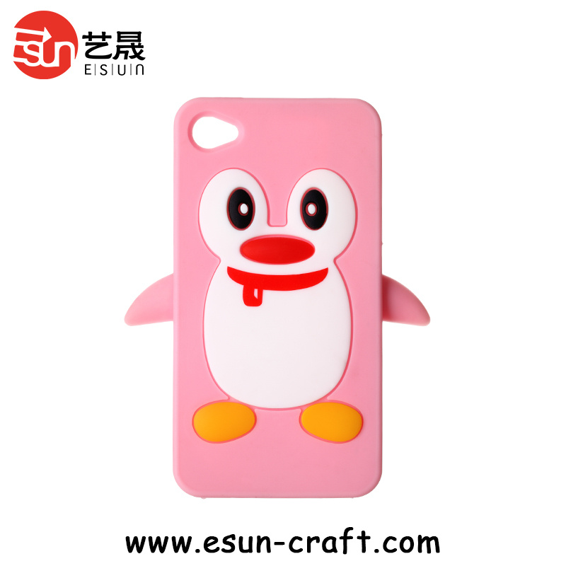 Silicone Phone Case for iPhone 5 with Chain (PC031)