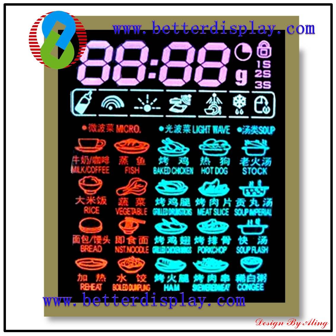 Beeter LCD Va Type Customized LCD Display