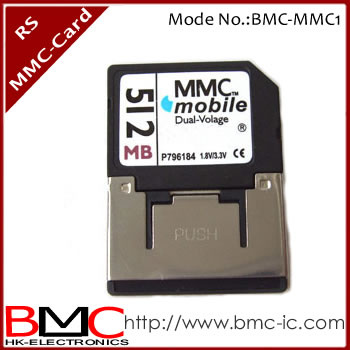 RS-MMC Card Capactity 512M-8GB (BMC-MMC1)