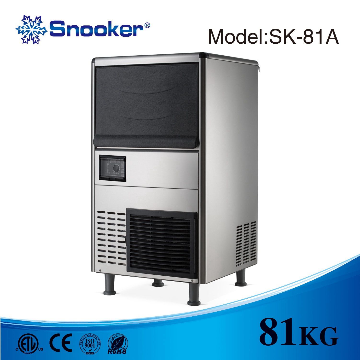 Cube Ice Maker 81kg/Day