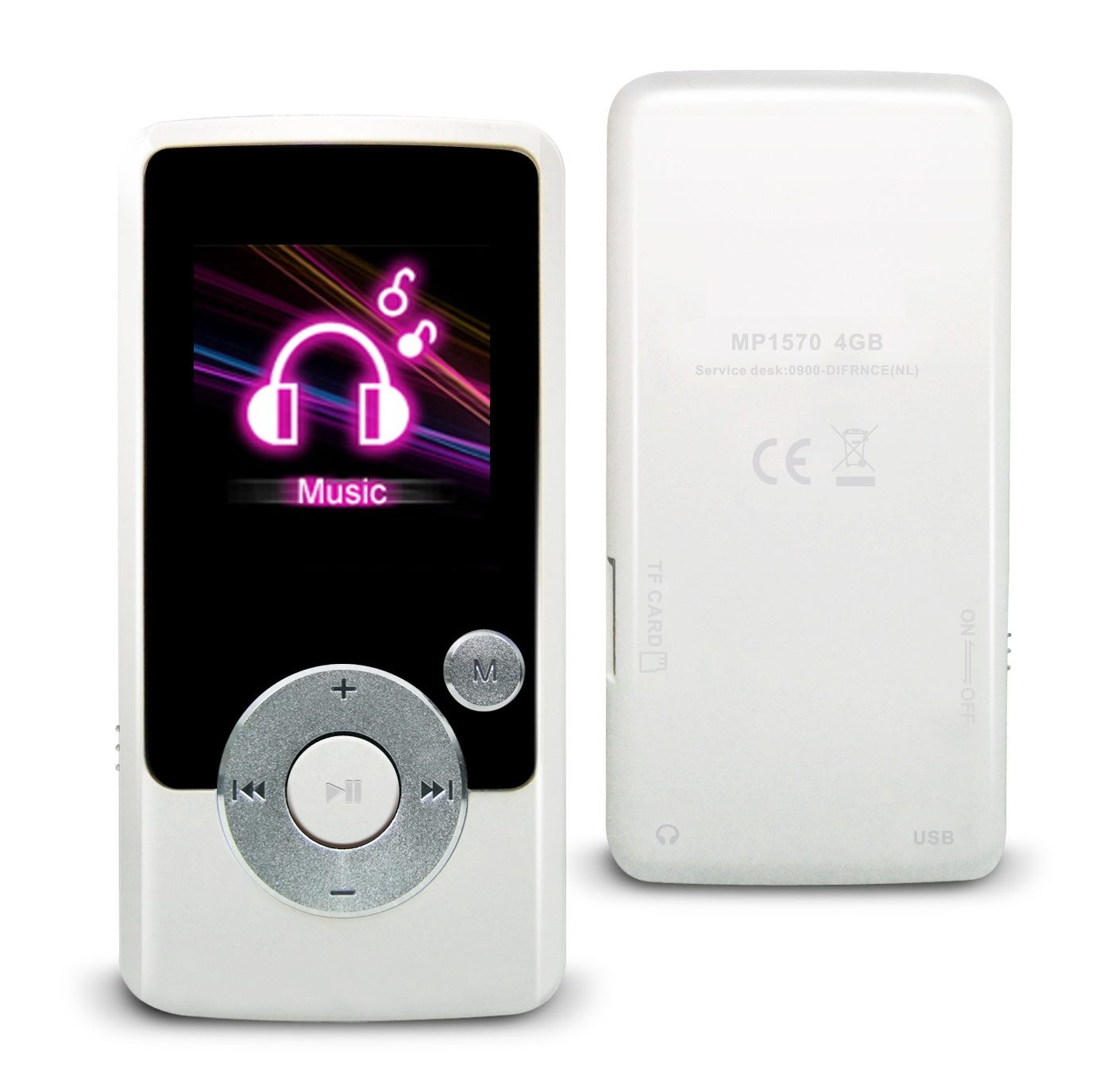 1.5inch MP4 Player (DZ-152 White)