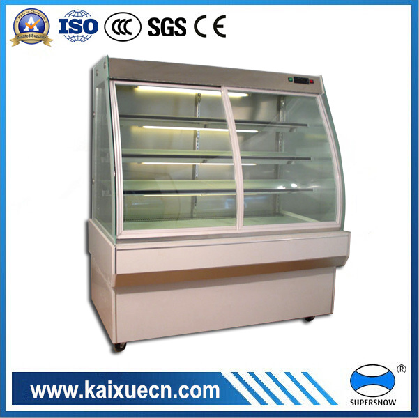Adjustable Toughened Glass Shelf Bakery Display Cabine