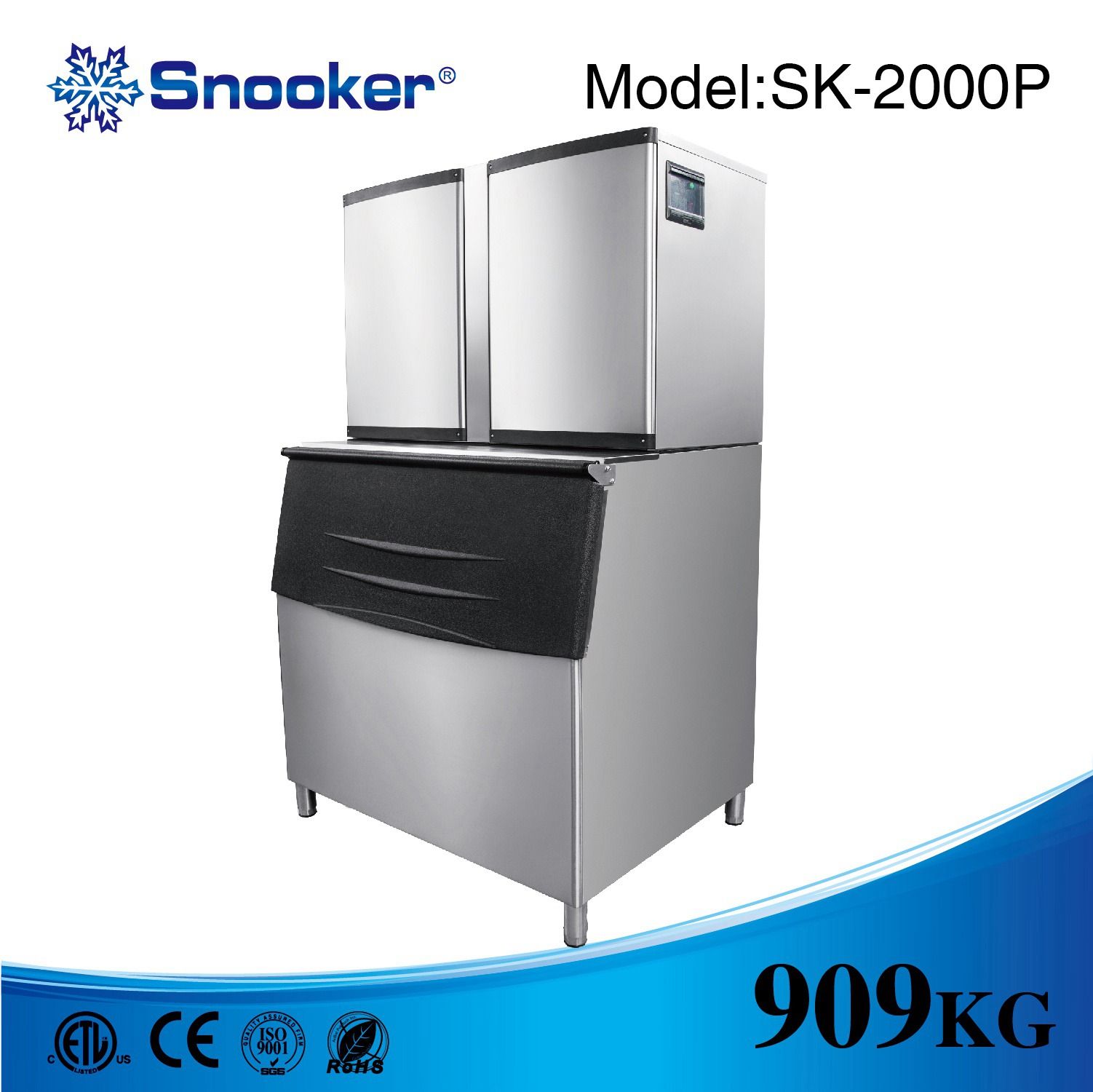 Cube Ice Maker 909 Kg/24 H