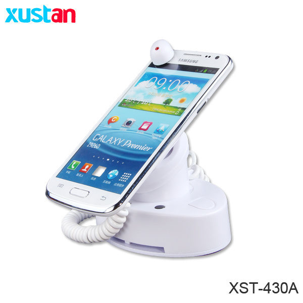 Exhibition Display with Alarm and Charging Functions Mobile Phone Holder