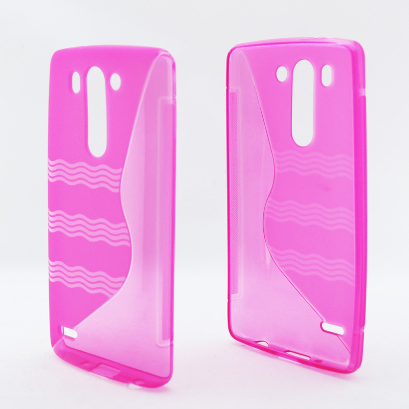 Mobile Phone TPU Case with S Style for LG G3mini