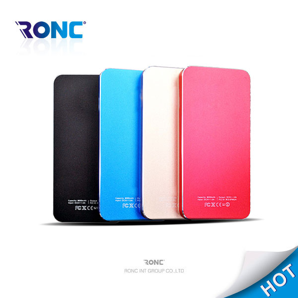 Mobile Portable Power Bank 8000mAh Power Bank External Battery