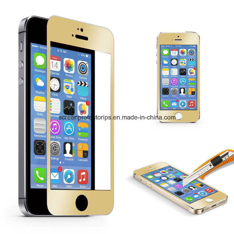 Round Edge 2.5D Lovely Tempered Glass Protector for iPhone5S High Resolution