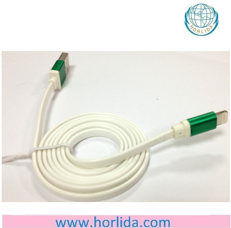 Flat Noodle USB Cable for iPhone 5 5s 5c 6 6plus