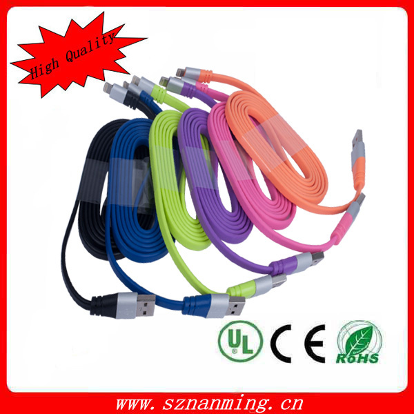 8 Pin Lightning Metal Data Cable for iPhone / iPad