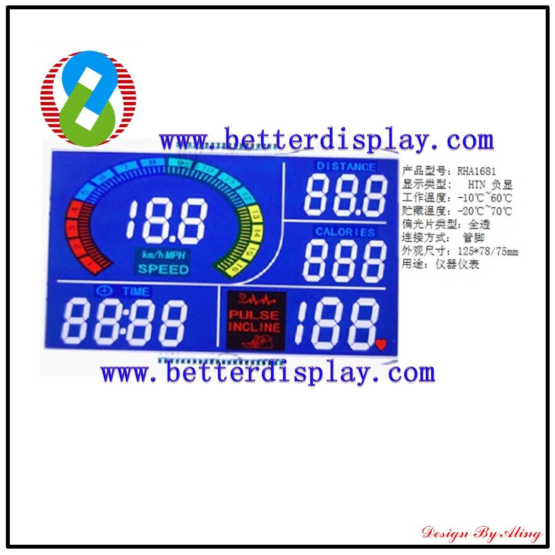 High Quality Blue Backligh LCD Display Module Stn LCD Screen