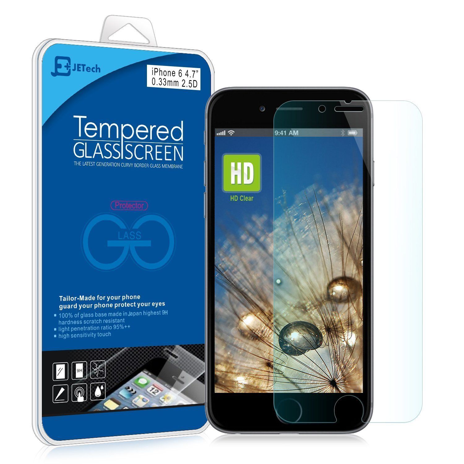 Premium Tempered Glass Screen Protector for iPhone 6s