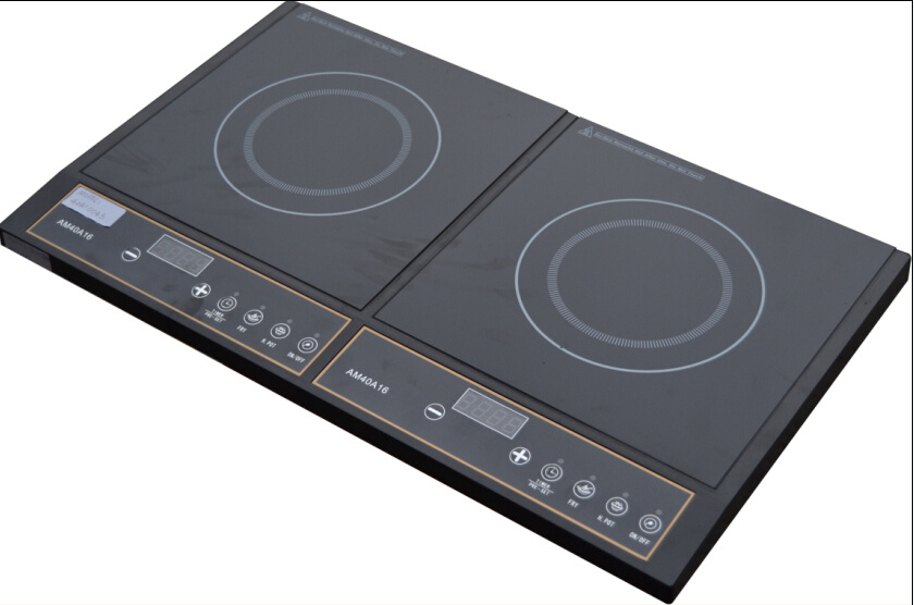Two Burners, 3400W, 86 %Energy Saving Induction Cooker--Touch Model