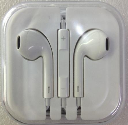 Mobile Phone Earphone with Volume and Microphone in iPhone 4 Style